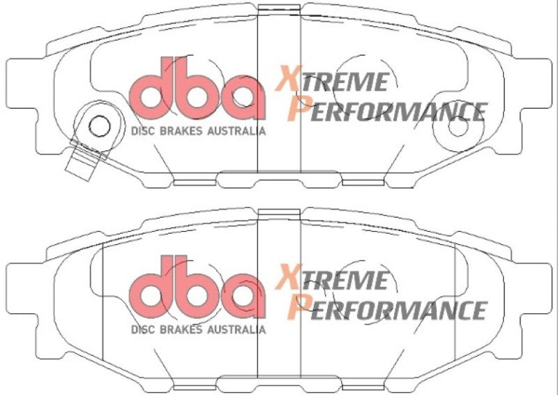 DBA 08 Subaru WRX XP650 Rear Brake Pads - GTR Auto