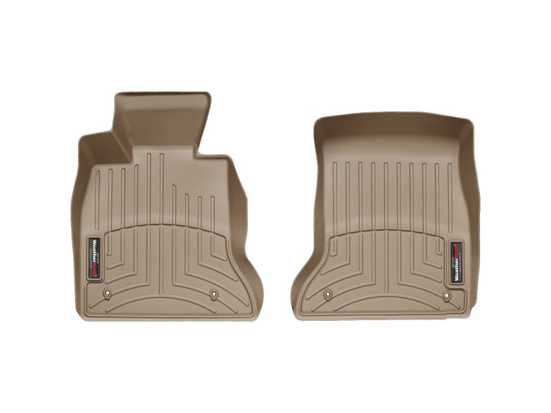 WeatherTech 11+ BMW 5-Series Front FloorLiner - Tan - GTR Auto