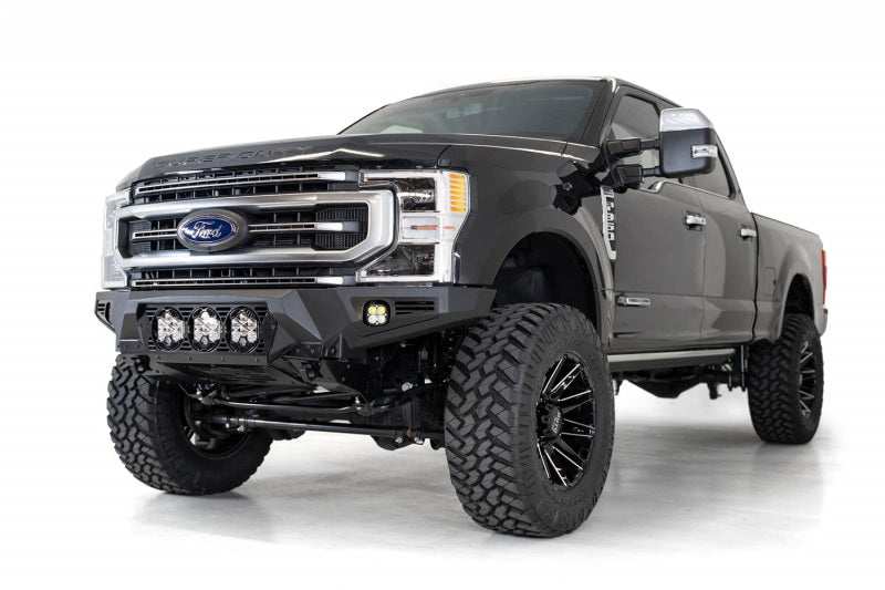 Addictive Desert Designs 17-20 Ford Super Duty Bomber Front Bumper w/ Mounts For 3 Baja Designs LP6s - GTR Auto