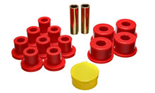 Load image into Gallery viewer, Energy Suspension 6/74-80 MG MGB Red Rear Leaf Spring Bushing Set - GTR Auto