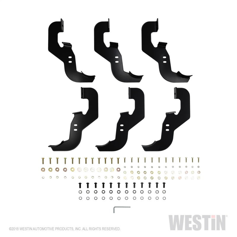 Westin 2019 Chevrolet Silverado/Sierra 1500 Crew Cab Non LD PRO TRAXX 4 Oval Nerf Step Bars - SS - GTR Auto