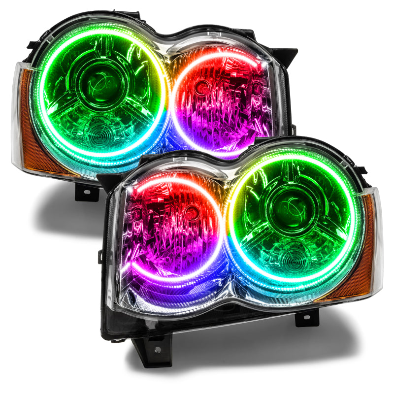 Oracle Jeep Grand Cherokee 08-10 Halo Kit - ColorSHIFT - GTR Auto