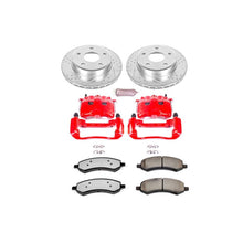 Load image into Gallery viewer, Power Stop 06-09 Mitsubishi Raider Front Z36 Truck &amp; Tow Kit w/Cals