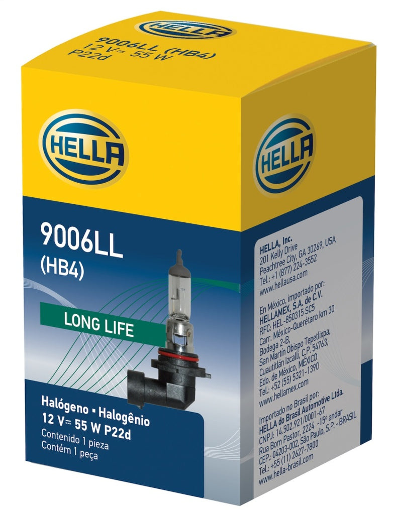 Hella Bulb 9006/HB4 12V 55W P22d T4 LONGLIFE LA9006LL