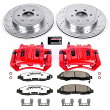 Load image into Gallery viewer, Power Stop 03-04 Dodge Dakota Front Z36 Truck &amp; Tow Kit w/Cals