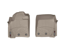 Load image into Gallery viewer, WeatherTech 12-13 Toyota Land Cruiser Front FloorLiner - Tan - GTR Auto