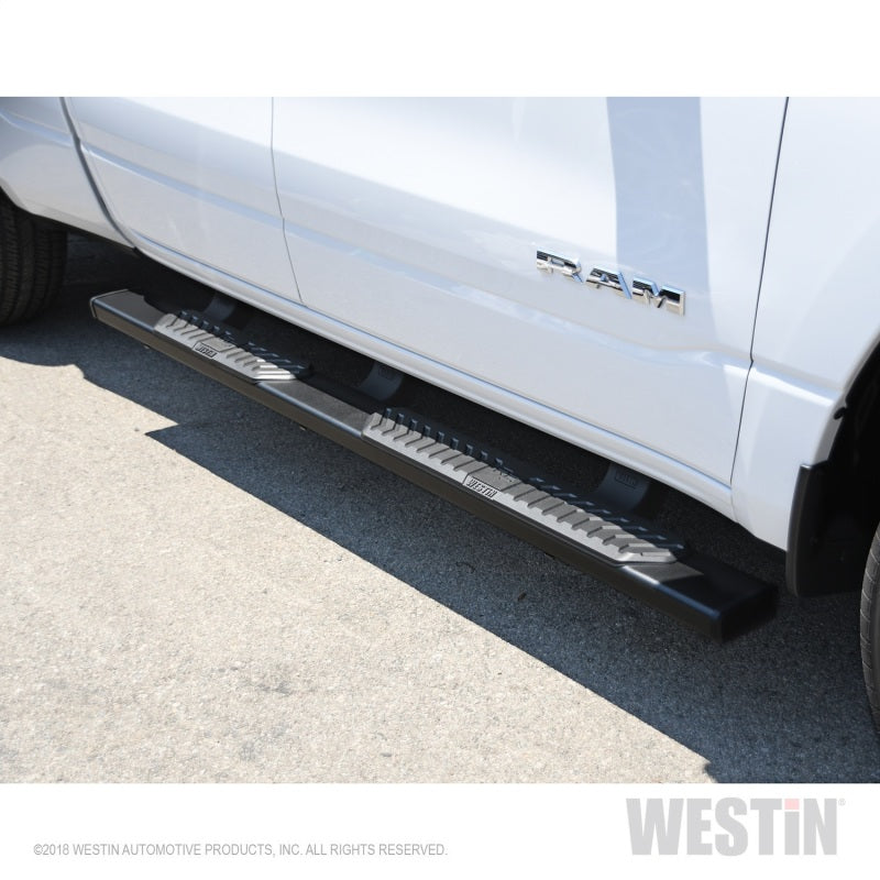Westin 19-20 Ram 1500 Quad Cab (Excl 2019 Ram 1500 Classic) R5 Nerf Step Bars - Black - GTR Auto