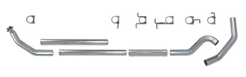 Diamond Eye KIT 4in Turbo Back MFLR RPLCMENT PIPE SGL SS: 98.5-02 DODGE CUMMINS 5.9L - GTR Auto