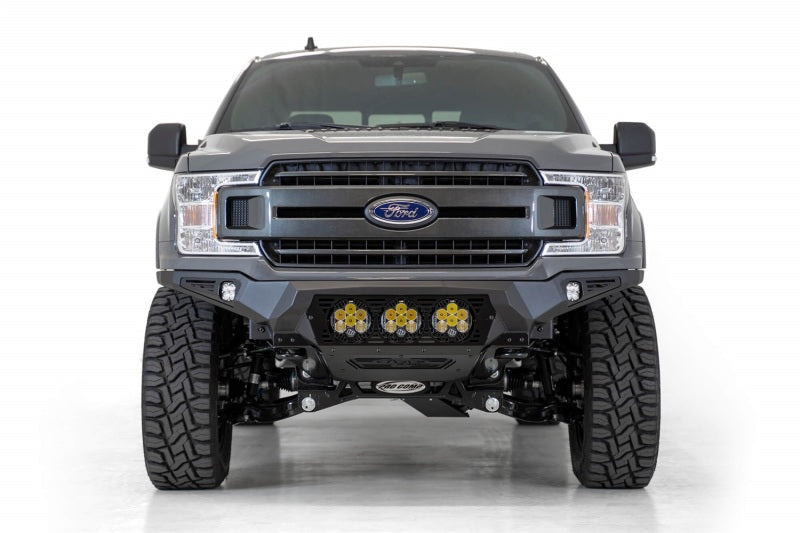 Addictive Desert Designs 18-20 Ford F-150 Bomber Front Bumper w/ 3 Baja Designs LP6 Mounts - GTR Auto