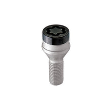 Load image into Gallery viewer, McGard Wheel Lock Bolt Set - 4pk. (Cone Seat) M14X1.25 / 17mm Hex / 27.3mm Shank Length - Black - GTR Auto