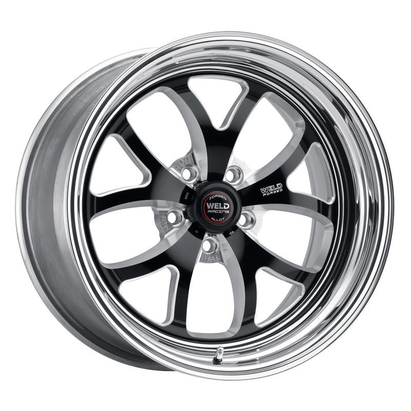 Weld S76 17x5 / 5x120mm BP / 3.3in. BS Black Wheel (Medium Pad) - Non-Beadlock - GTR Auto