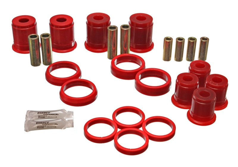 Energy Suspension 93-98 Jeep Grand Cherokee Red Frt Control Arm Bushings-Must reuse OEM Outer Shells - GTR Auto