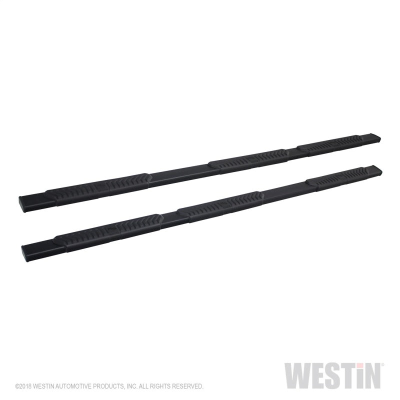Westin 07-18 Chevrolet Silverado 1500 Crew Cab 5.5ft Bed R5 M-Series Nerf Step Bars - Black - GTR Auto
