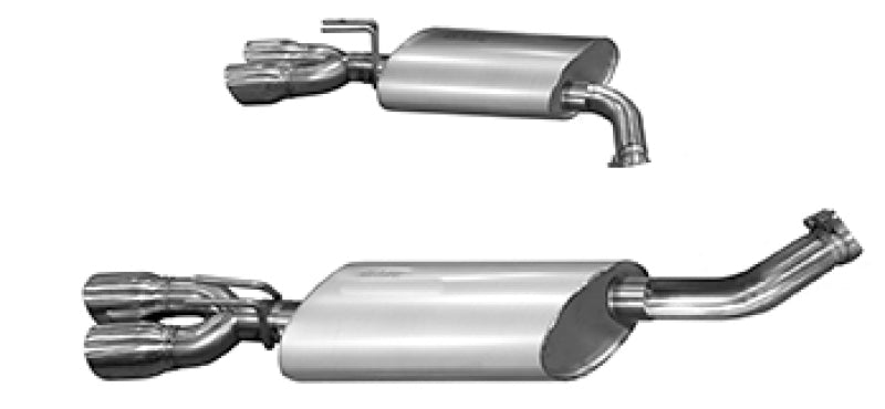 Kooks 14 Chevy SS LS3 6.2L OEM 3in Axleback Exhaust. w/and Quad 3in Slash Cut Pol Tips - GTR Auto