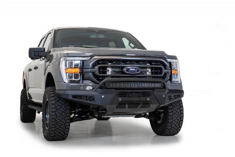 Addictive Desert Designs 2021 Ford F-150 HoneyBadger Front Bumper w/o Top Hoop - GTR Auto