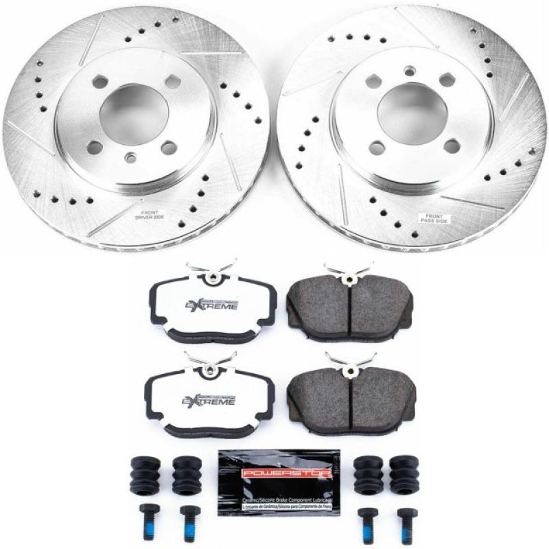 Power Stop 91-92 BMW 318i Front Z36 Truck & Tow Brake Kit K3008-36