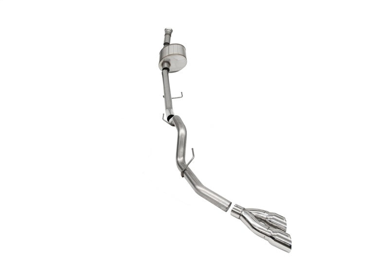 Corsa 2021-2025 Ford F-150 Regular Cab/ 8in Bed 5.0L V8 Xtreme Cat-Back Single Side Exit-Polished