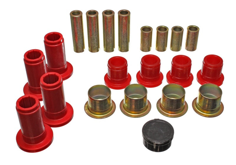 Energy Suspension 94-01 Ram 1500 / 94-02 Ram 2500/3500 2WD Red Front Control Arm Bushing Set - GTR Auto