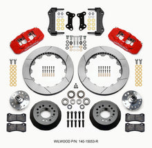 Load image into Gallery viewer, Wilwood AERO6 Front Hub Kit 15.00 Red 67-69 Camaro 64-72 Nova Chevelle - GTR Auto