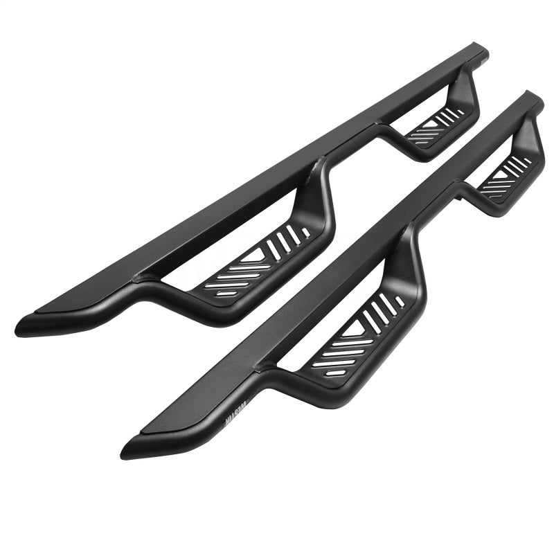 Westin 07-21 Toyota Tundra Double Cab Outlaw Nerf Step Bars - Textured Black - GTR Auto