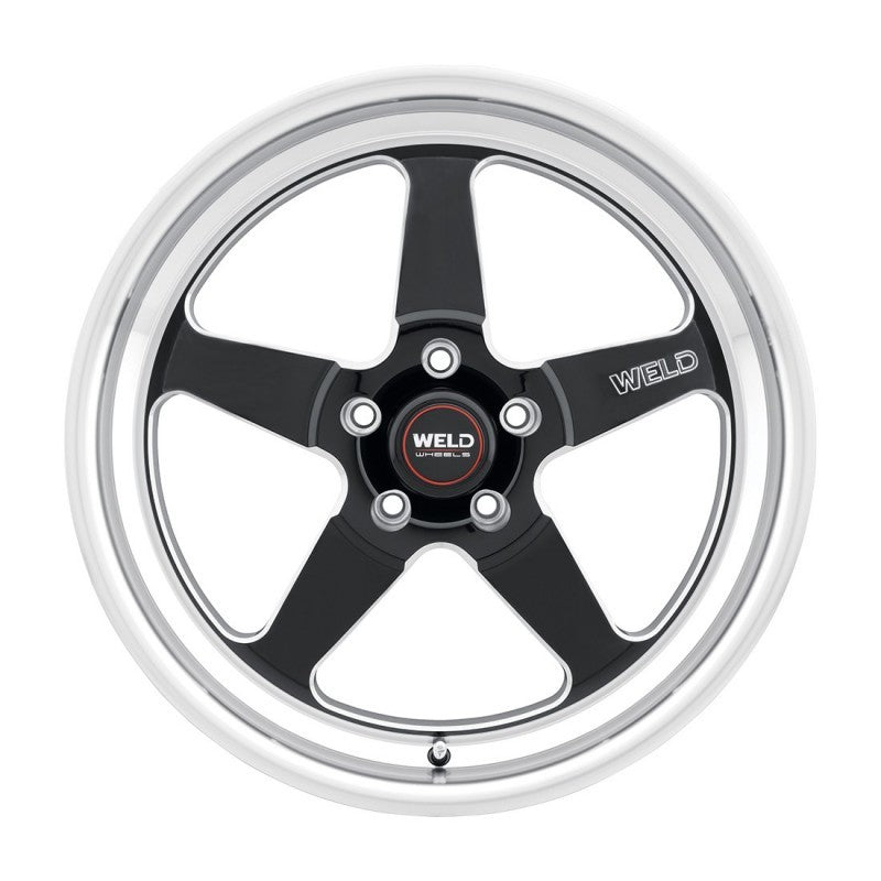 Weld S104 18x8.5 Ventura 5x110 ET38 BS6.25 Gloss BLK MIL DIA 72.56 - GTR Auto