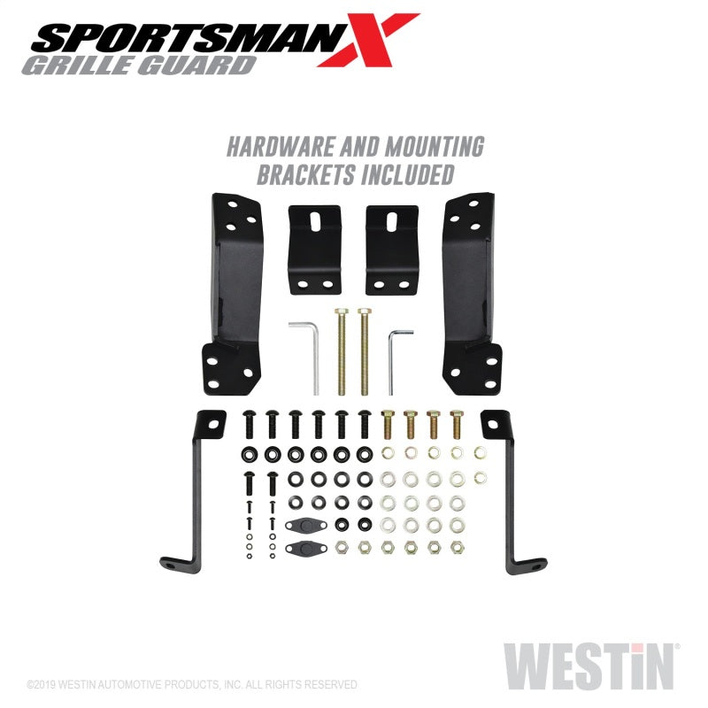 Westin 19-21 Chevy 1500 Sportsman X Grille Guard - Textured Black (Excl. 2019 Silverado LD) - GTR Auto