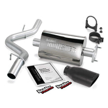 Load image into Gallery viewer, Banks Power 04-06 Jeep 4.0L Wrangler Monster Exhaust System - SS Single Exhaust w/ Black Tip - GTR Auto