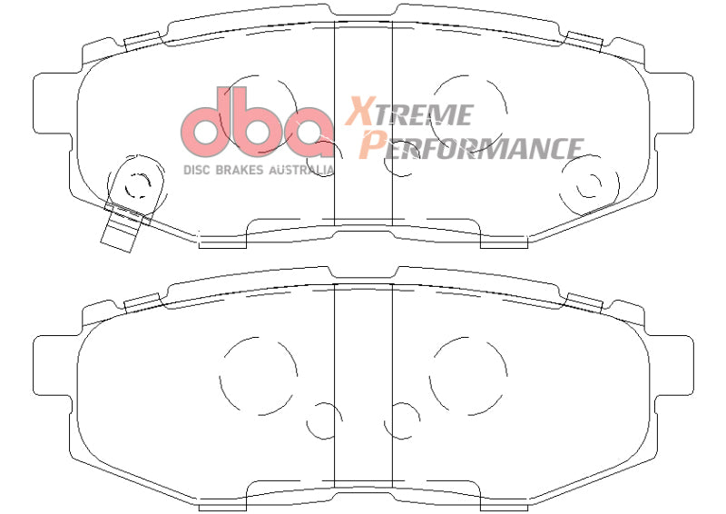 DBA 11+ Subaru Legacy GT XP650 Rear Brake Pads - GTR Auto