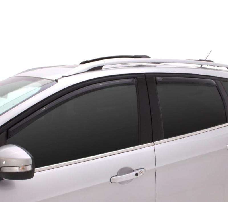 AVS 16-18 Chevy Cruze Ventvisor In-Channel Front & Rear Window Deflectors 4pc - Smoke - GTR Auto