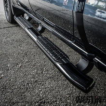 Load image into Gallery viewer, Westin 19-20 Chevrolet Silverado/GMC Sierra 1500 Double Cab PRO TRAXX 5 Oval Nerf Step Bars - Black - GTR Auto