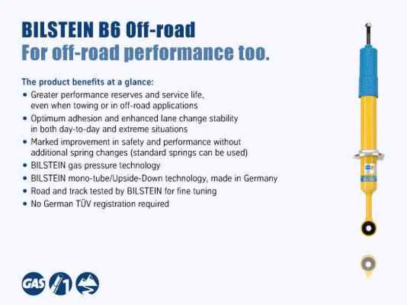 Bilstein 4600 Series 2016+ Toyota Tacoma 4x4 Rear Monotube Shock Absorber - GTR Auto
