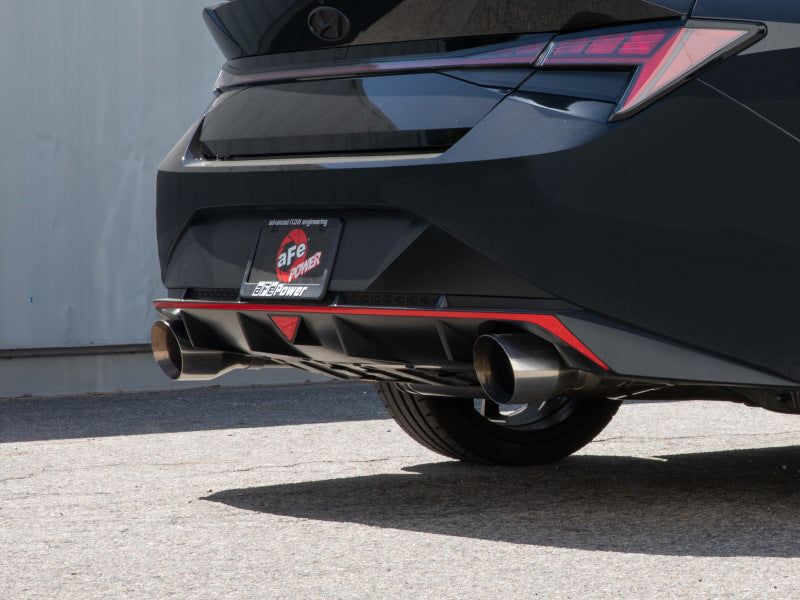 aFe Takeda 22-23 Hyundai Elantra N L4-2.0L (t) 3in 304 SS Axle-Back Exhaust w/ Polished Tips - GTR Auto