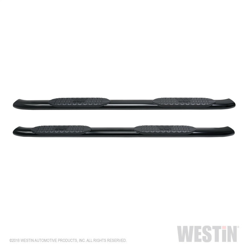 Westin 2019 Chevrolet Silverado/Sierra 1500 Crew Cab Non LD PRO TRAXX 5 Oval Nerf Step Bars - Black - GTR Auto