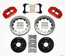 Load image into Gallery viewer, Wilwood Narrow Superlite 6R Front Hat Kit 12.88in Drill Red 1994-2004 Mustang - GTR Auto