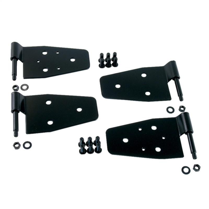 Rugged Ridge 87-06 Jeep Wrangler Black Door Hinge Kit - GTR Auto