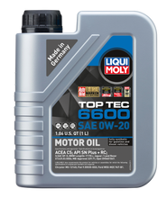 Load image into Gallery viewer, LIQUI MOLY 1L Top Tec 6600 Motor Oil SAE 0W20 - GTR Auto