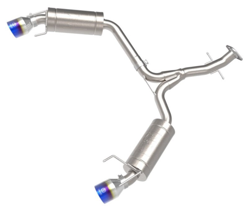 aFe POWER Takeda 06-13 Lexus IS250/IS350 SS Axle-Back Exhaust w/ Blue Flame Tips - GTR Auto