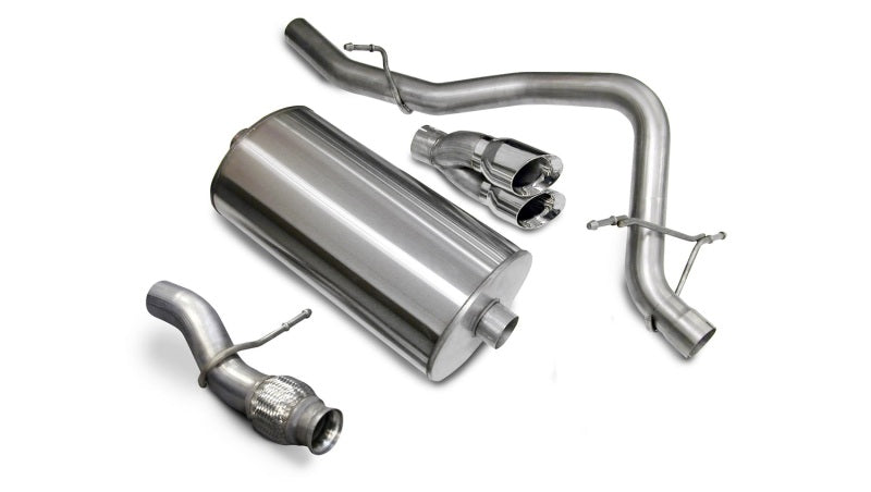 Corsa 2009-2014 Chevrolet Tahoe 5.3L V8 Polished Sport Cat-Back Exhaust - GTR Auto