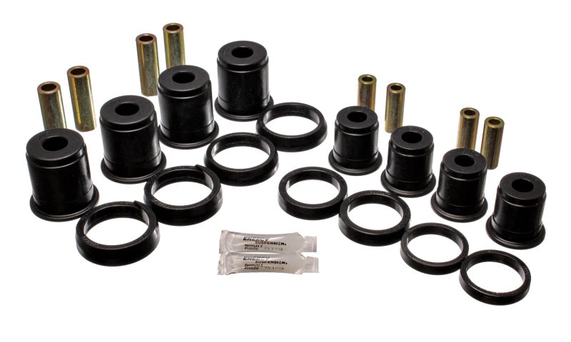 Energy Suspension 84-01 Jeep Cherokee/Wagoneer/Comanche 2WD Black Front Control Arm Bushings - GTR Auto