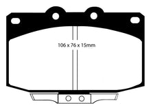 Load image into Gallery viewer, EBC 86-89 Mazda RX7 2.4 (1.3 Rotary)(Vented Rear Rotors) Bluestuff Front Brake Pads - GTR Auto