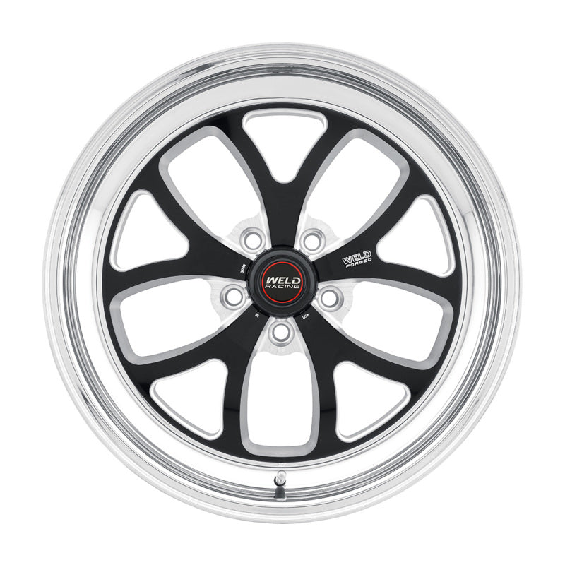 Weld S76 18x5 / 5x115mm BP / 2.1in. BS Black Wheel (High Pad) - Non-Beadlock - GTR Auto