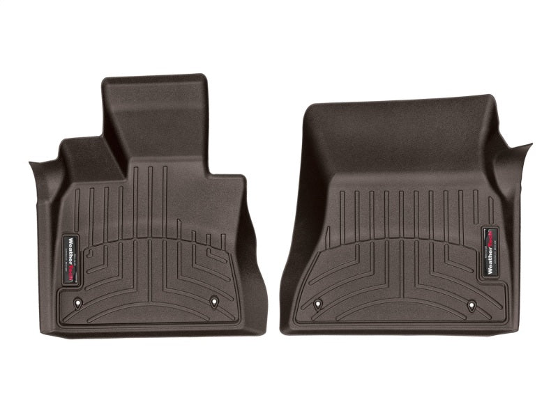 WeatherTech 2018+ BMW X5/X6 Front FloorLiners - Cocoa - GTR Auto