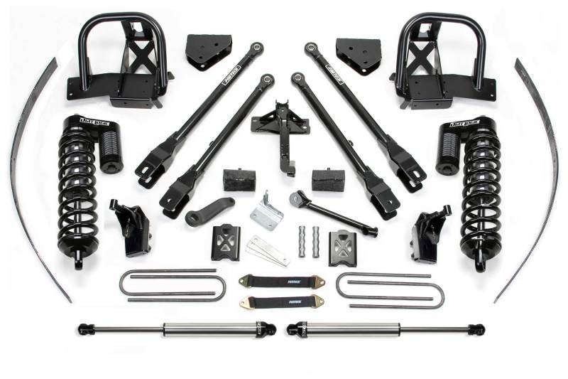 Fabtech 08-10 Ford F250 4WD w/Factory Overload 8in 4Link Sys w/Dlss 4.0 C/O & Rr Dlss - GTR Auto