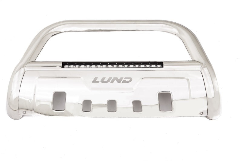 Lund 10-17 Dodge Ram 2500 Bull Bar w/Light & Wiring - Polished - GTR Auto
