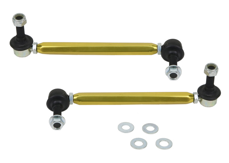 Whiteline Universal Sway Bar - Link Assembly Heavy Duty Adjustable 12mm Steel Ball/Ball Style - GTR Auto