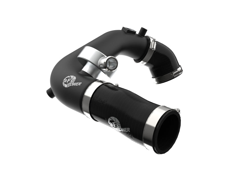 aFe BladeRunner 2 1/2in Intercooler Hot Side Charge Pipe 18-21 Jeep Wrangler JL L4-2.0L (t) - Black - GTR Auto