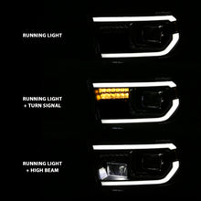 Load image into Gallery viewer, ANZO 2007-2014 Toyota Tundra Projector Light Bar H.L Black Amber(Led High Beam) (Halogen Version) - GTR Auto
