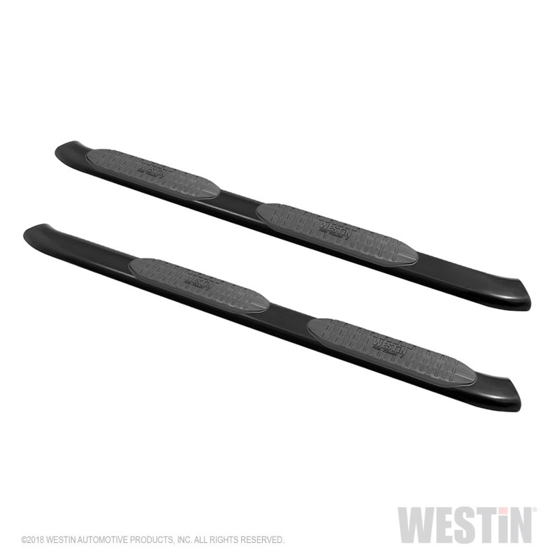 Westin 18-20 Jeep Wrangler JL Unlimited 4DR PRO TRAXX 5 Oval Nerf Step Bars - Textured Black - GTR Auto