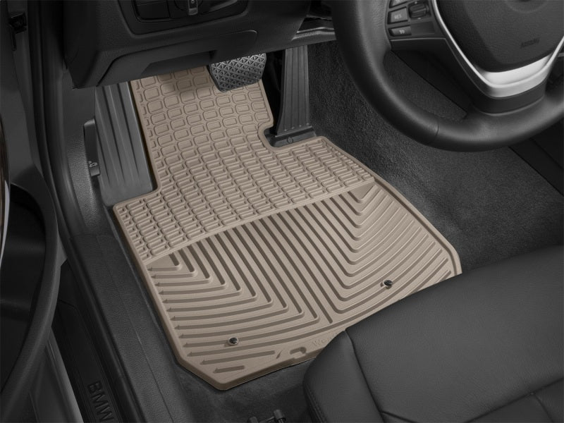 WeatherTech 12+ BMW 3-Series (F30) Front Rubber Mats - Tan - GTR Auto