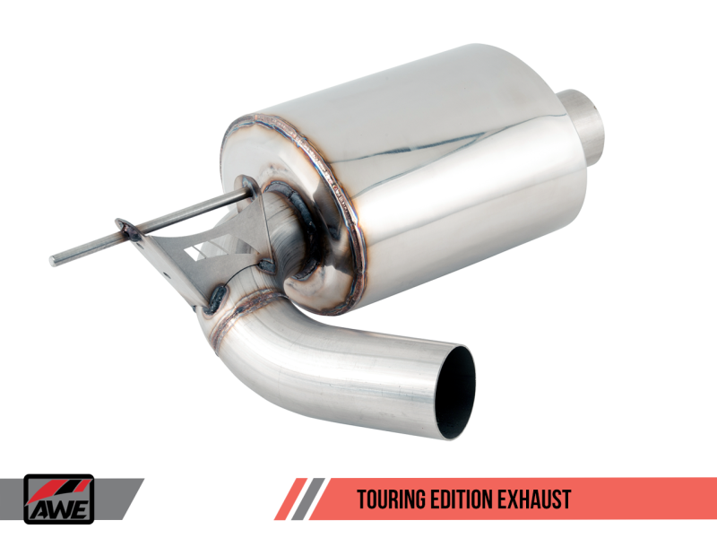 AWE Tuning BMW F22 M235i / M240i Touring Edition Axle-Back Exhaust - Diamond Black Tips (90mm) - GTR Auto